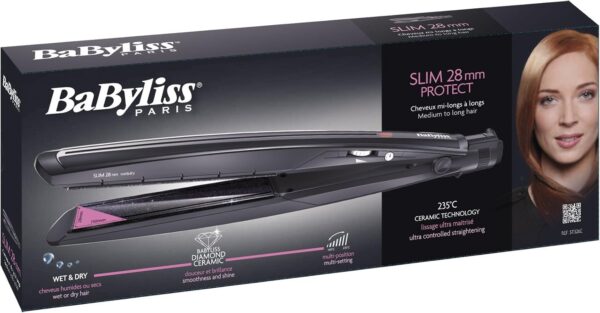 مكواة شعر بيبي ليس ST326E – للشعر الجاف والمبلل – سيراميك – Babyliss