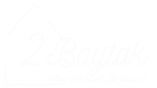 2baytak logo a white text on a black background